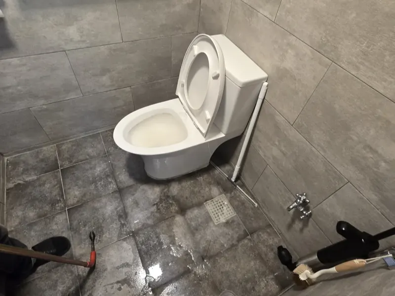 계룡 변기막힘 작업사례